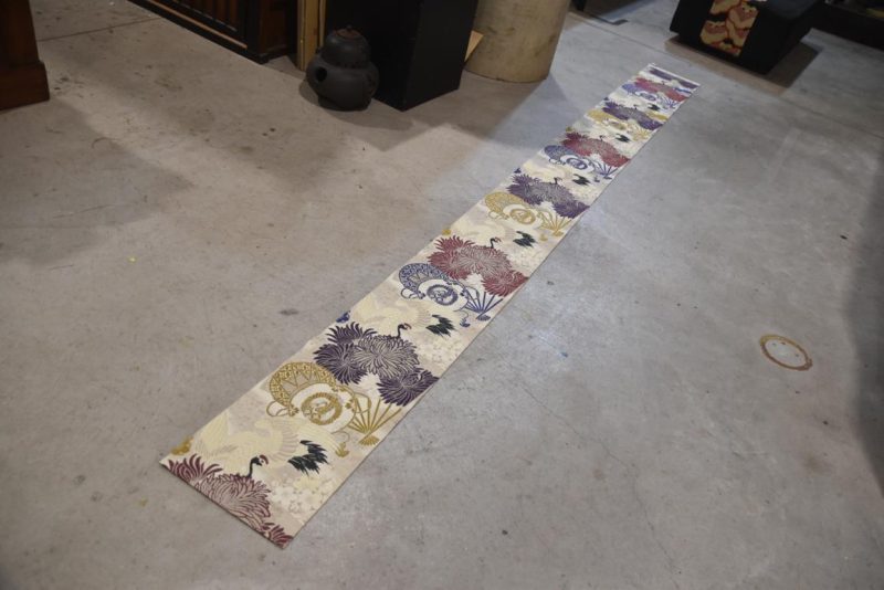 Vintage Maru Obi Sash Table Runner  Length:4000mm - Image 6
