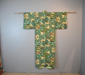 Japanese Silk Crepe Kimono