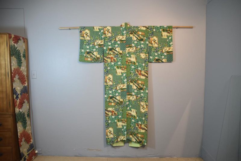 Japanese Silk Crepe Kimono