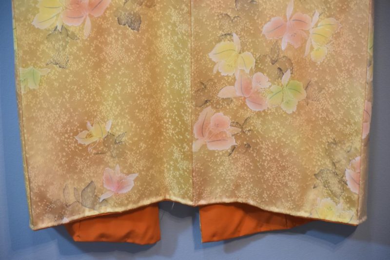 Autumn Flowers Soft Japanese Silk Kimono - Image 8