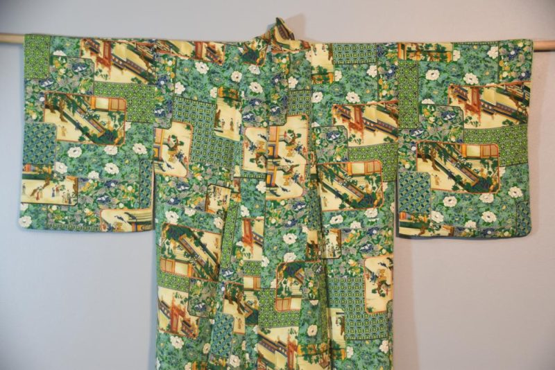 Japanese Silk Crepe Kimono - Image 5