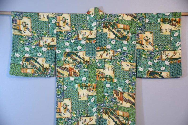 Japanese Silk Crepe Kimono - Image 8