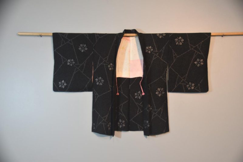 Black Silk Haori Jacket