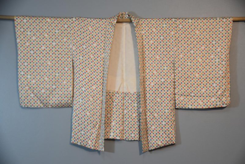 Colourful Silk Haori Jacket - Image 3
