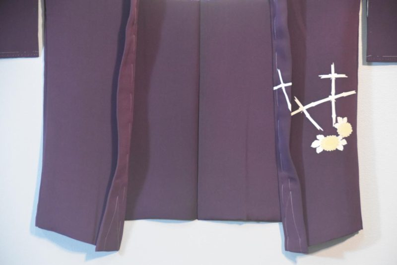Purple Silk Haori Jacket - Image 7