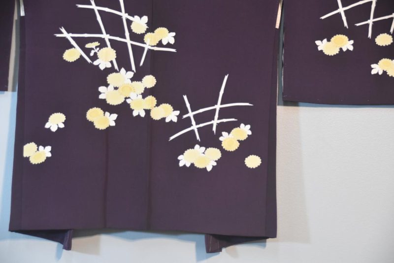 Purple Silk Haori Jacket - Image 4