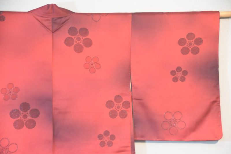 Rich Red Silk Haori Jacket - Image 6