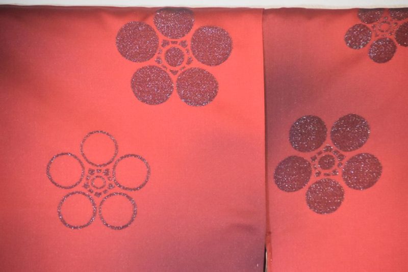 Rich Red Silk Haori Jacket - Image 2