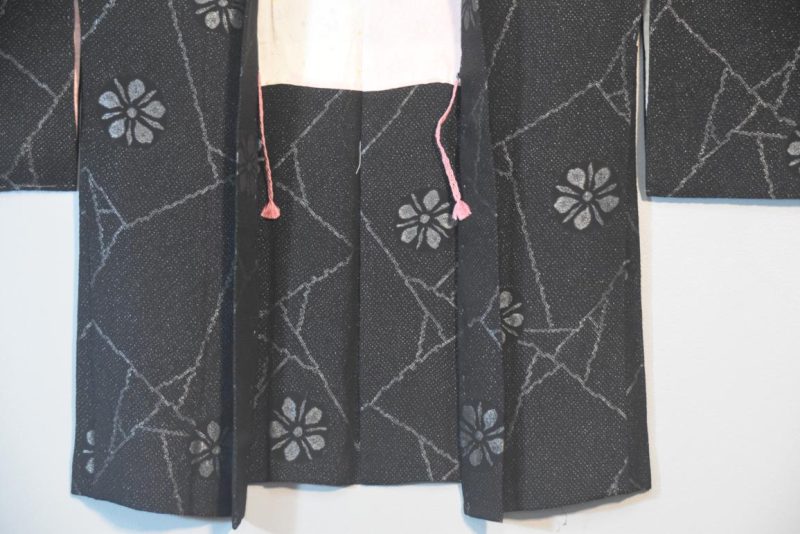 Black Silk Haori Jacket - Image 7