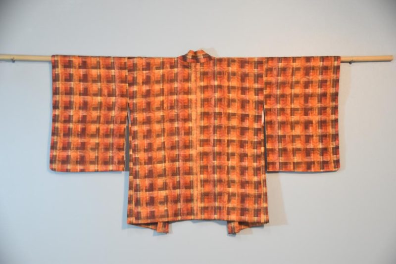 Autumn Colours Silk Japanese Haori Jacket