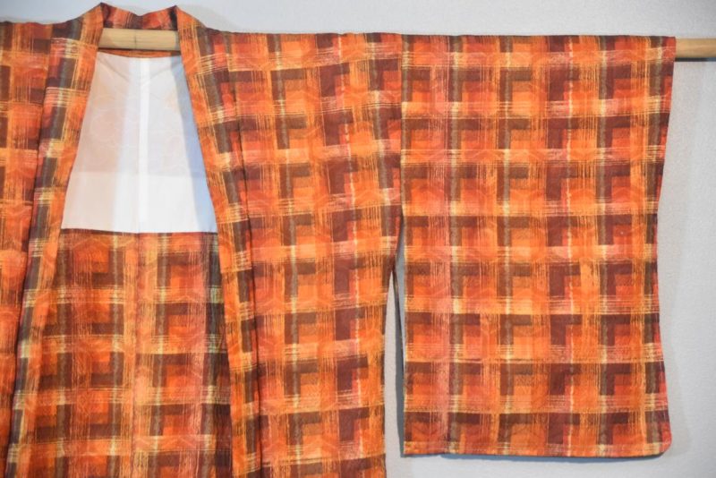 Autumn Colours Silk Japanese Haori Jacket - Image 6