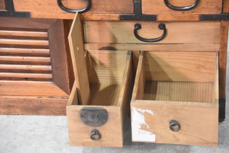 Osaka Choba Dansu Japanese Merchant Chest Width:890mm - Image 8
