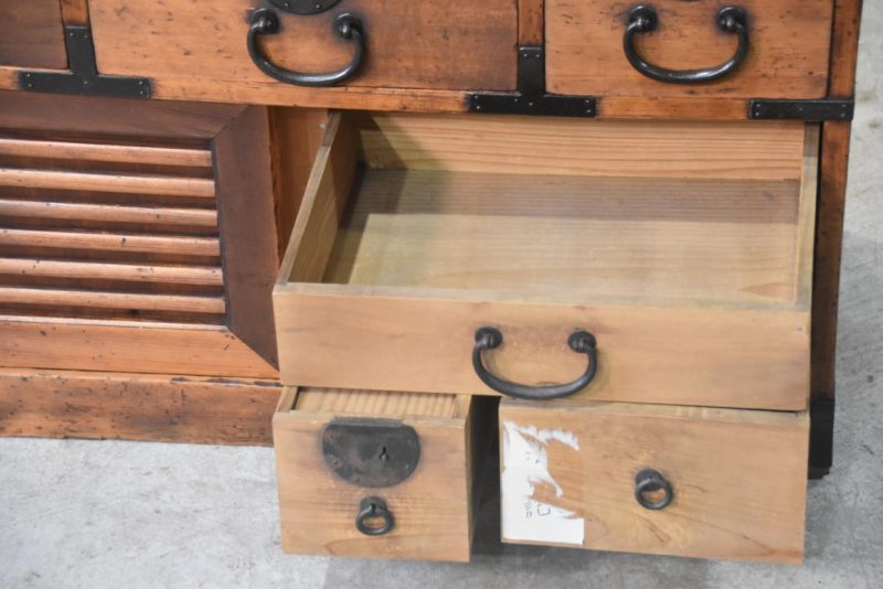Osaka Choba Dansu Japanese Merchant Chest Width:890mm - Image 10