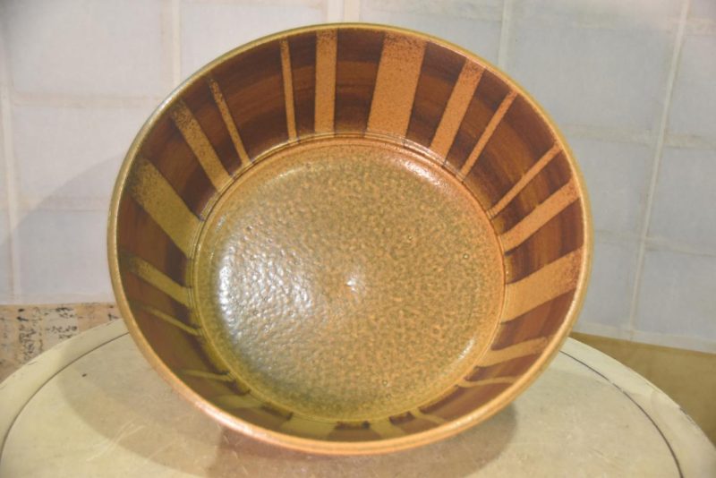 Studio Pottery Bowl Width:385mm - Image 5