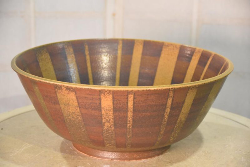 Studio Pottery Bowl Width:385mm - Image 4