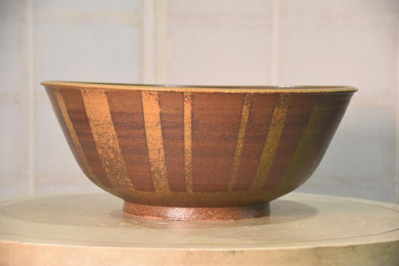 Studio Pottery Bowl Width:385mm - Image 3