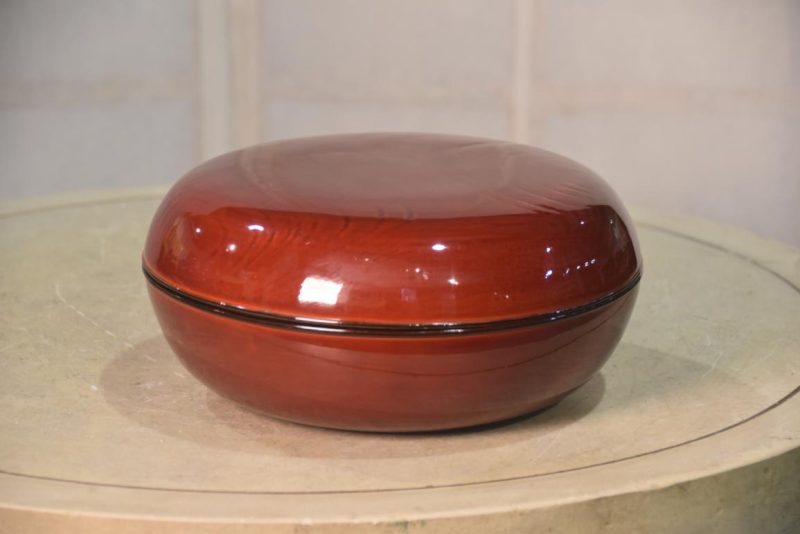 Japanese Maki-E Lacquer Bowl Width:235mm