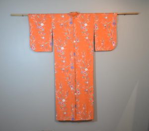 Fine Detail Japanese Silk Kimono