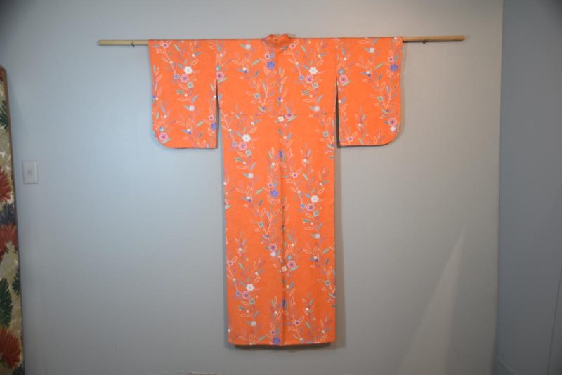 Fine Detail Japanese Silk Kimono