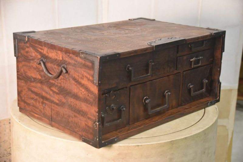 Edo Period Kodansu Small Ships Chest Width:490mm - Image 5