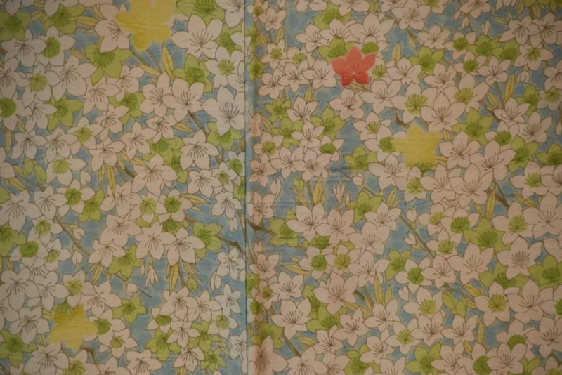 Floral Japanese Silk Kimono - Image 2