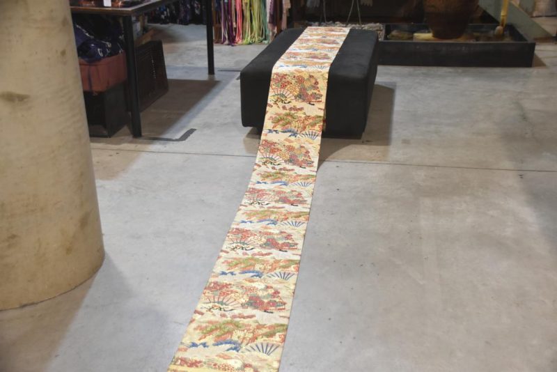 Vintage Maru Obi Sash Table Runner  Length:4000mm - Image 5
