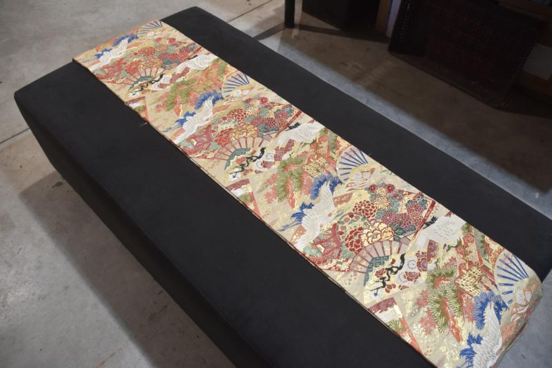 Vintage Maru Obi Sash Table Runner  Length:4000mm - Image 4