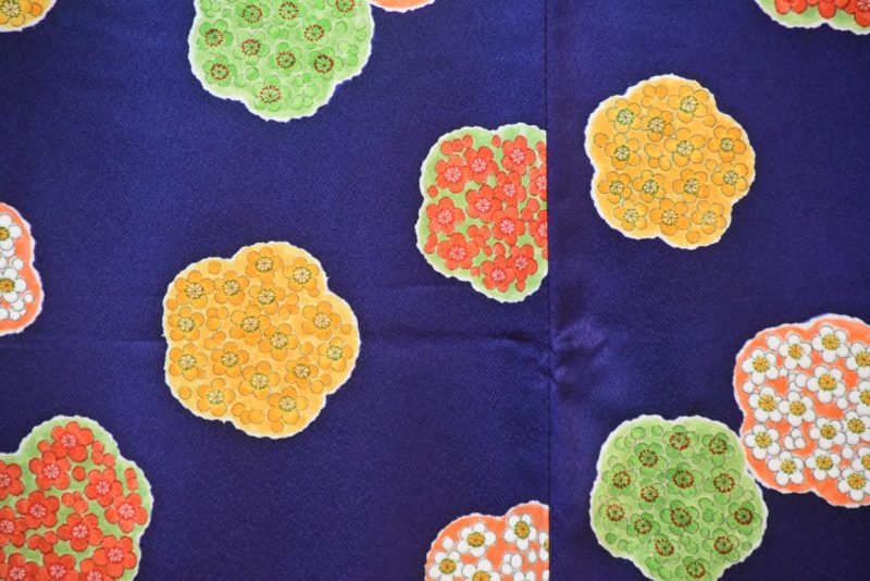 Colourful Japanese Silk Kimono - Image 2