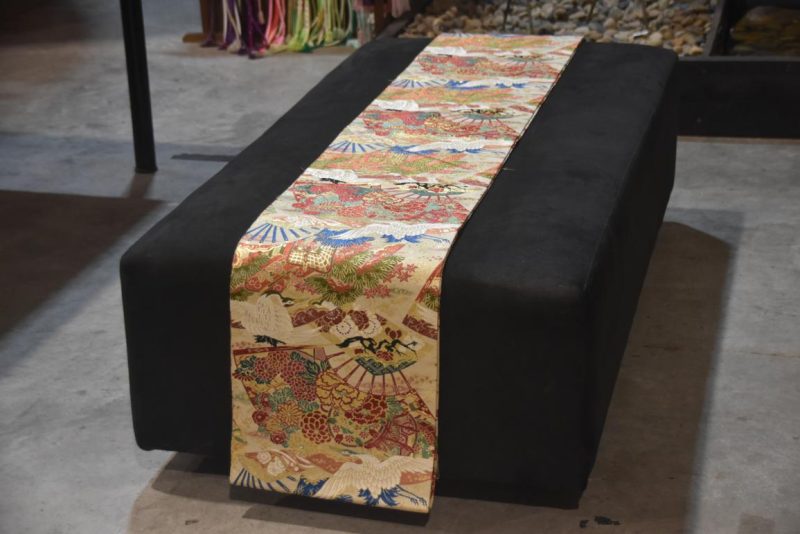 Vintage Maru Obi Sash Table Runner  Length:4000mm