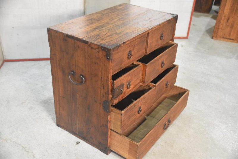 Japanese Ko Choba Dansu Merchant Chest Width:605 mm's - Image 6