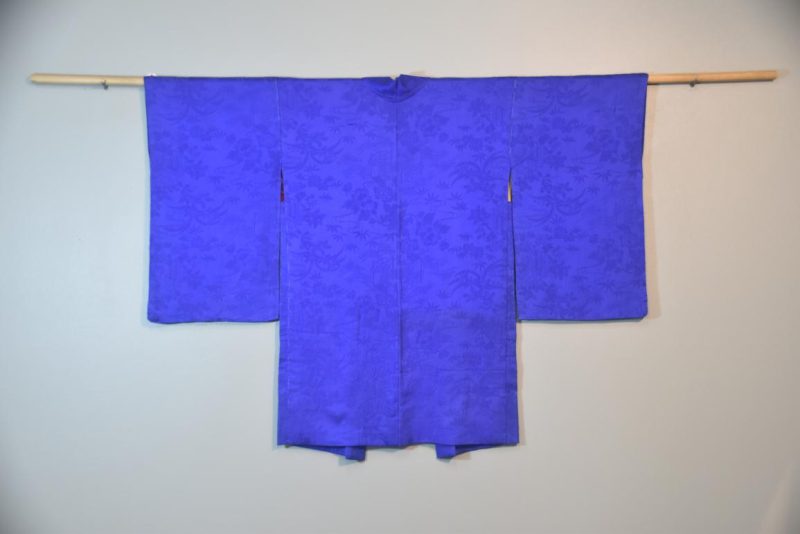 Rich Blue Silk Haori Jacket