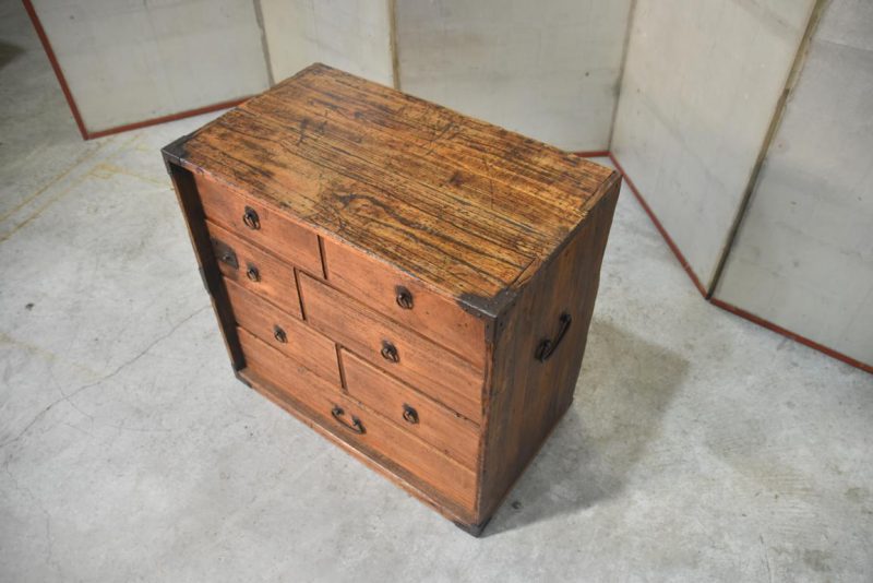 Japanese Ko Choba Dansu Merchant Chest Width:605 mm's - Image 4