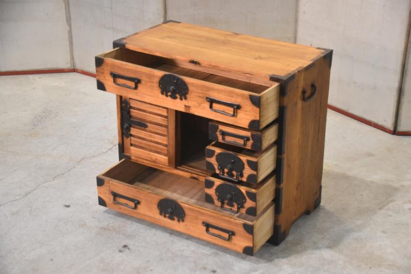 Japanese Ko Choba Dansu Merchant Chest Width:650mm - Image 6