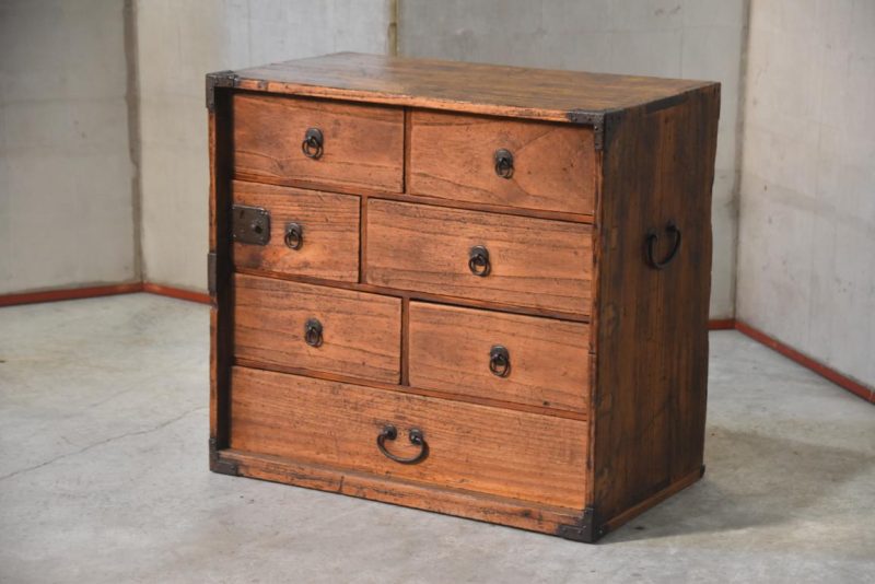 Japanese Ko Choba Dansu Merchant Chest Width:605 mm's