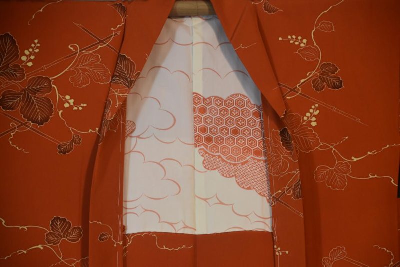 Orange Silk Haori Jacket - Image 6