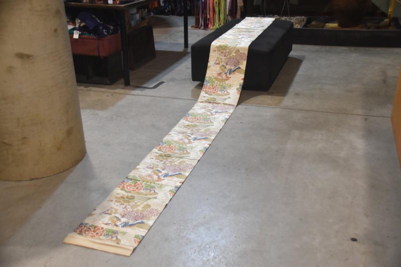 Vintage Maru Obi Sash Table Runner  Length:4000mm - Image 5