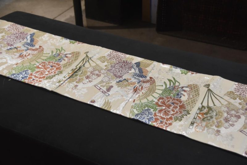 Vintage Maru Obi Sash Table Runner  Length:4000mm - Image 4