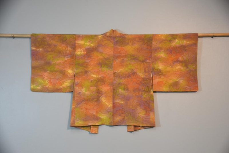 Autumn Watercolours Silk Haori Jacket