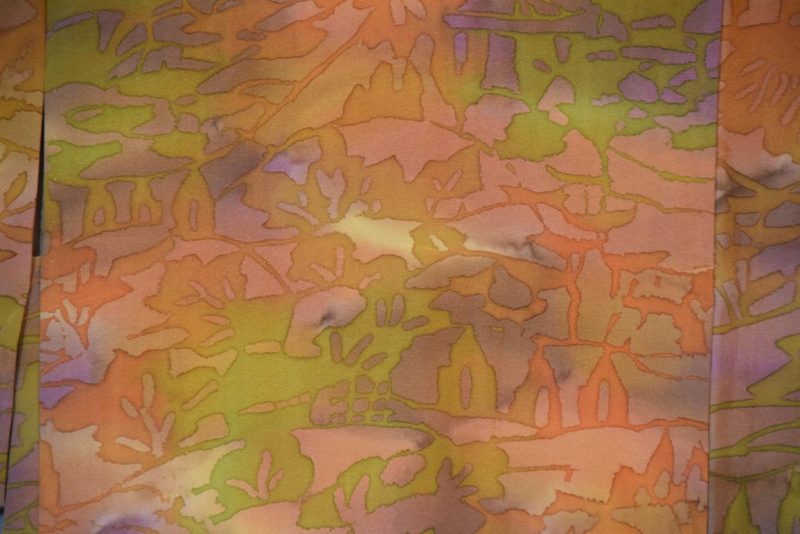 Autumn Watercolours Silk Haori Jacket - Image 2
