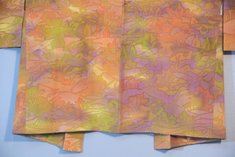 Autumn Watercolours Silk Haori Jacket - Image 8