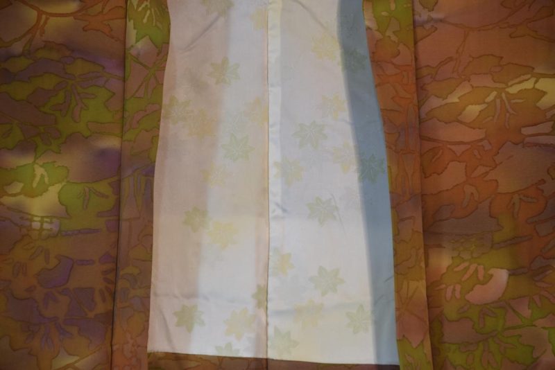 Autumn Watercolours Silk Haori Jacket - Image 3