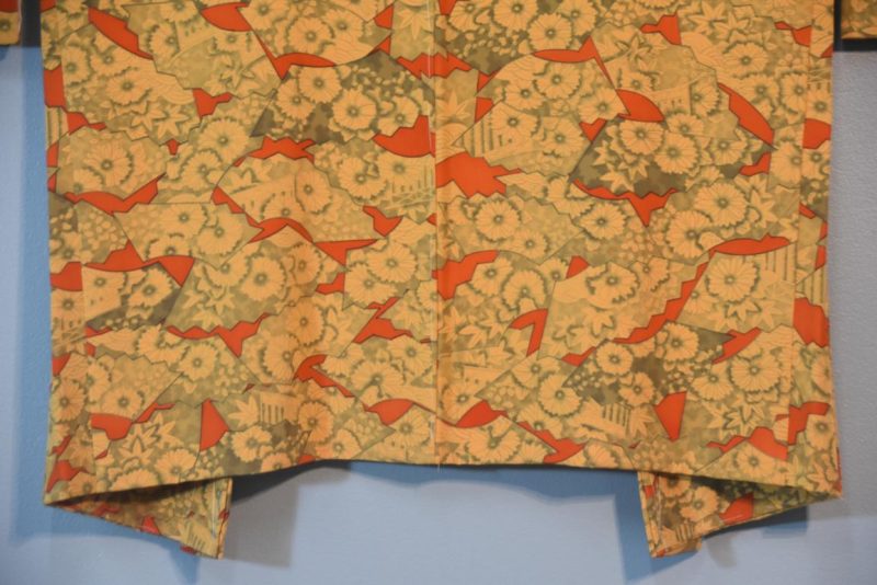 Japanese Fans Vintage Silk Haori Jacket - Image 5