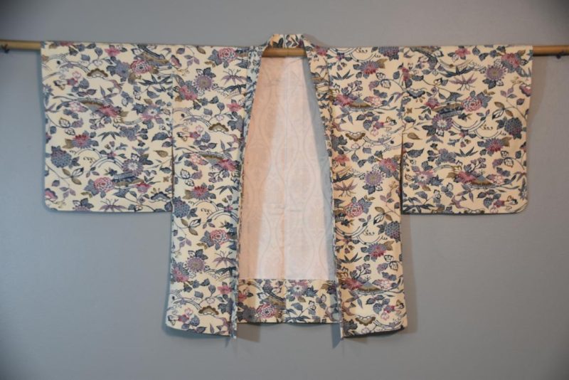 Silk Vintage Haori Jacket - Image 4