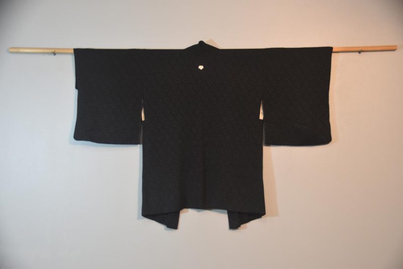 Ultra-Soft Silk Jacquard Japanese Haori Jacket - Image 3