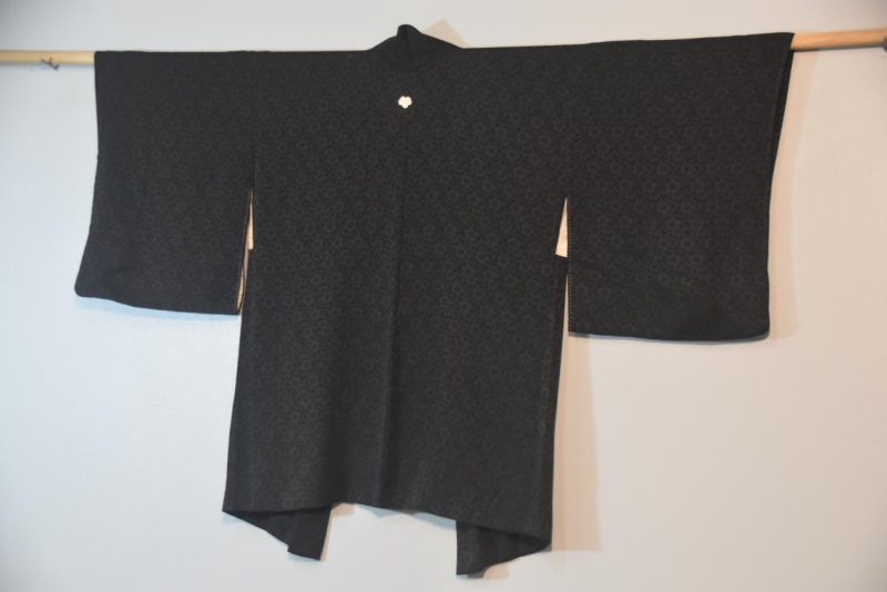 Ultra-Soft Silk Jacquard Japanese Haori Jacket - Image 5