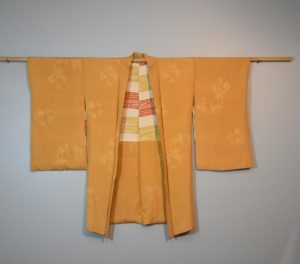 Mustard Soft Silk Haori Jacket