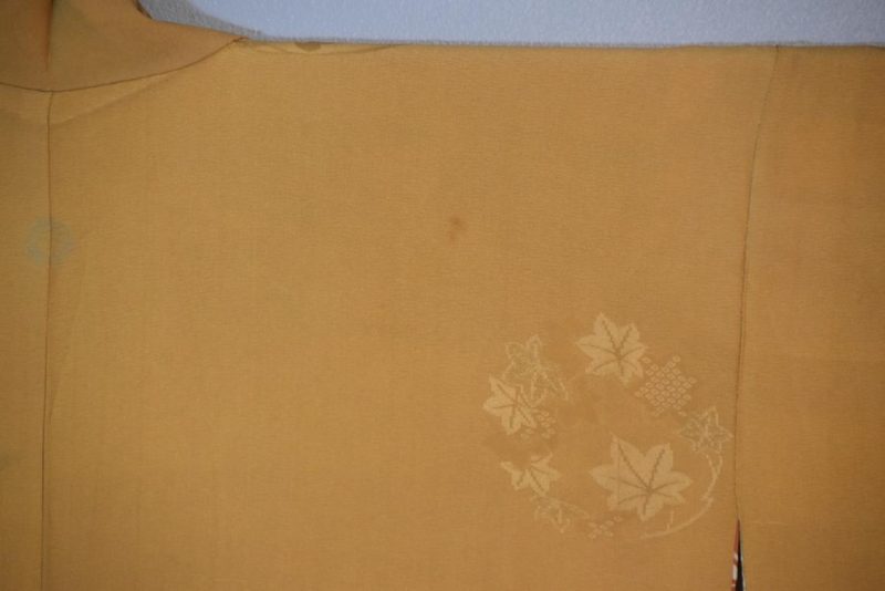 Mustard Soft Silk Haori Jacket - Image 5