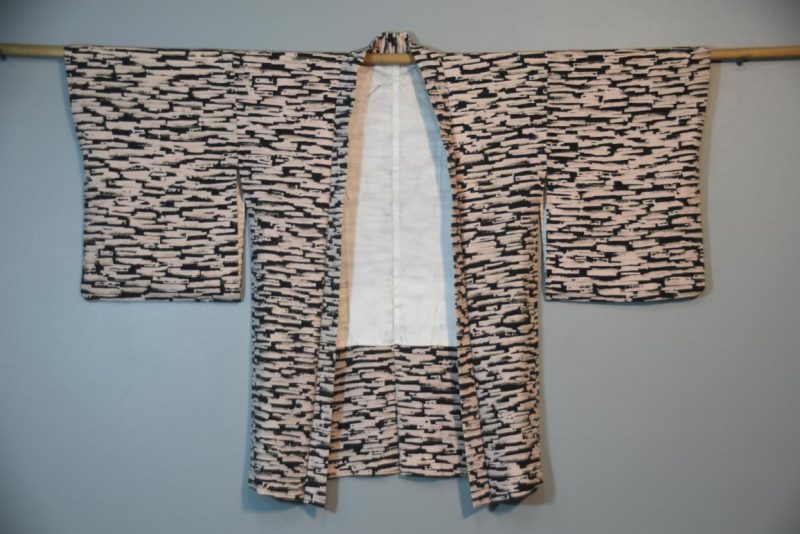 Japanese Vintage Silk Haori Jacket - Image 6
