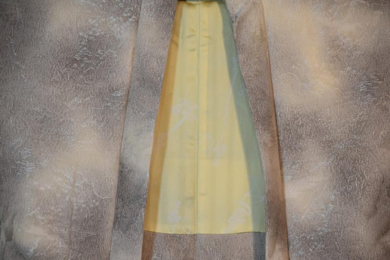 Soft Silvery Grey Japanese Silk Haori Jacket - Image 6