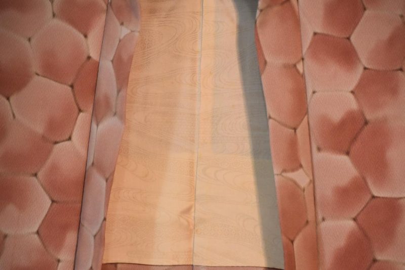 Dusky Pink Japanese Silk Haori Jacket - Image 5
